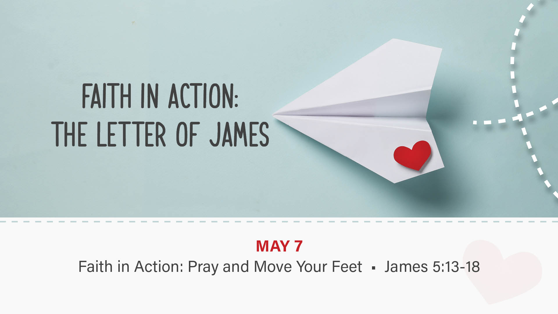 Faith in Action: Pray and Move Your Feet